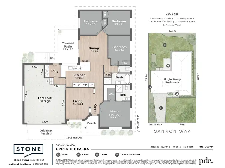 Floorplan of Homely house listing, 5 Gannon Way, Upper Coomera QLD 4209