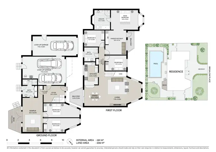 Floorplan of Homely house listing, 6 Brigalow Place, Westleigh NSW 2120