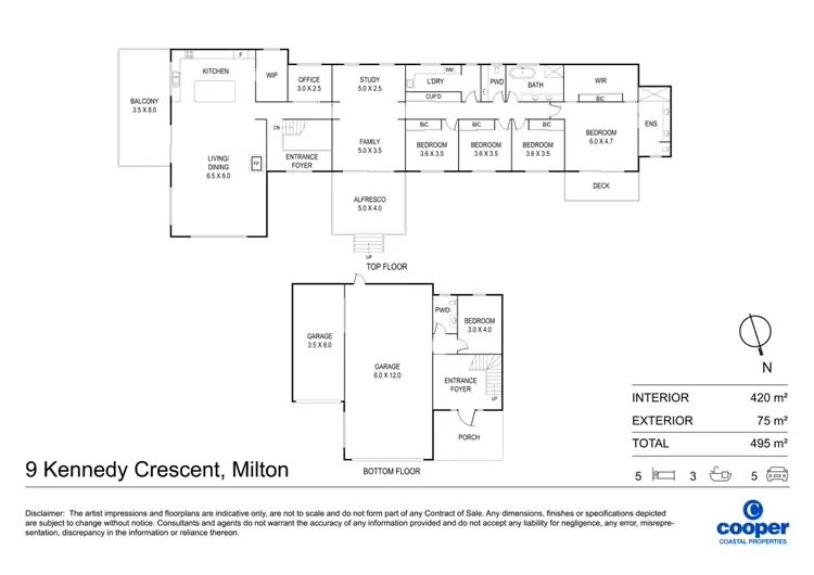 Floorplan of Homely house listing, 9 Kennedy Crescent, Milton NSW 2538