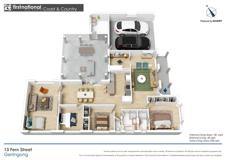 Floorplan of Homely house listing, 13 Fern Street, Gerringong NSW 2534