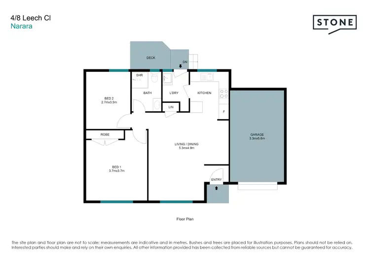 Floorplan of Homely villa listing, 4/8 Leech Close, Narara NSW 2250