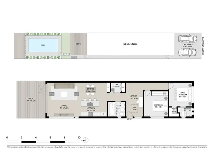 Floorplan of Homely semi-detached listing, 82 Partanna Avenue, Matraville NSW 2036