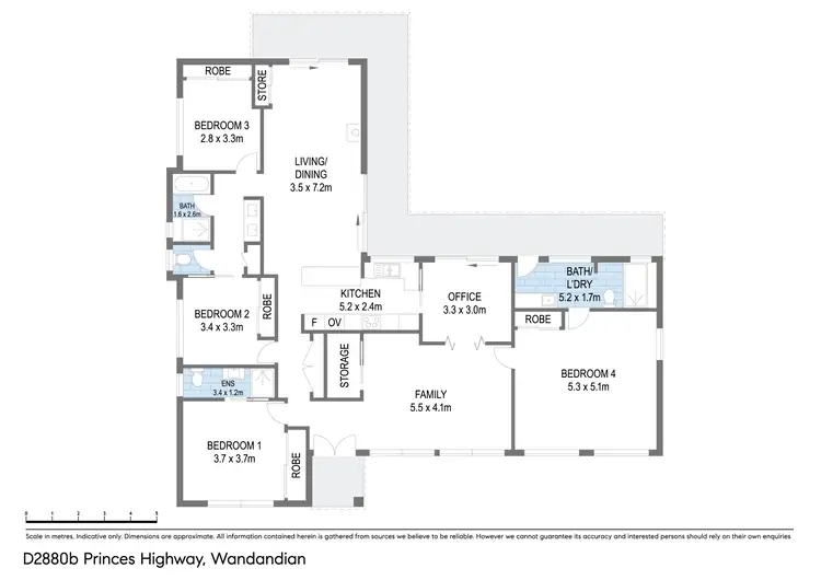 Floorplan of Homely rural property listing, D2880B Princes Highway, Wandandian NSW 2540