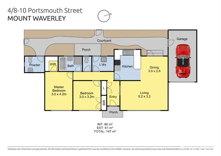 Floorplan of Homely unit listing, 4/8-10 Portsmouth Street, Mount Waverley VIC 3149
