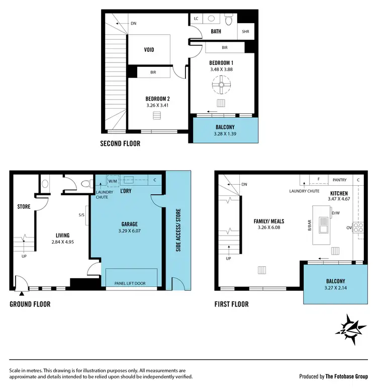 Floorplan of Homely house listing, 3 Eliza Place, Tonsley SA 5042