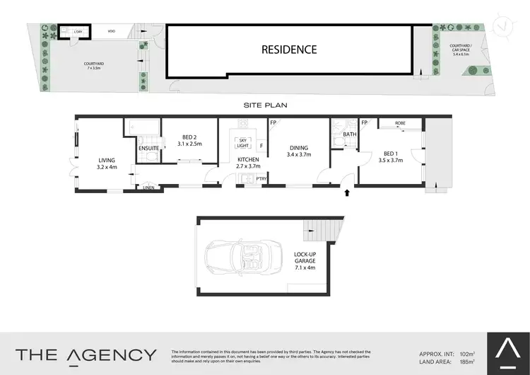 Floorplan of Homely semi-detached listing, 15 Park Avenue, Neutral Bay NSW 2089