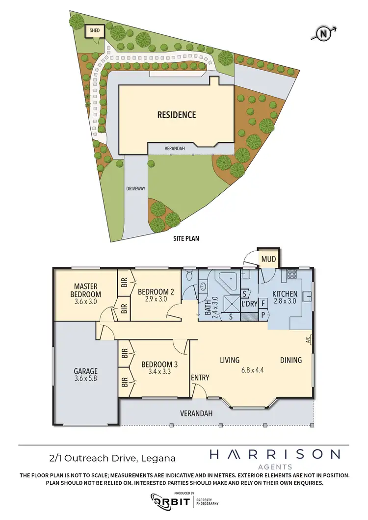 Floorplan of Homely house listing, 2/1 Outreach Drive, Legana TAS 7277