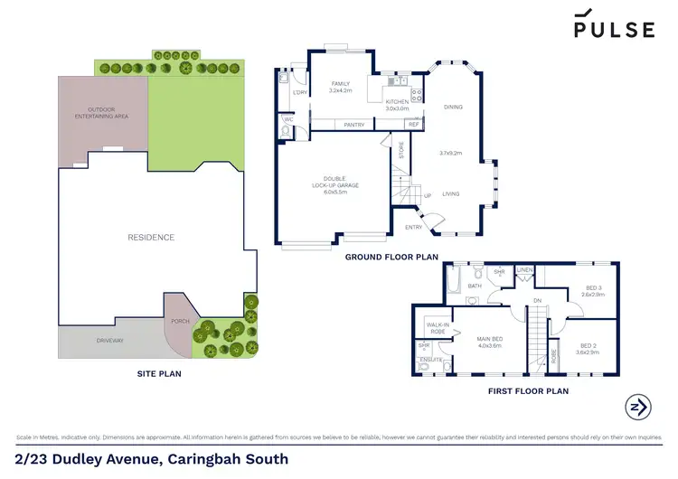 Floorplan of Homely townhouse listing, 2/23 Dudley Avenue, Caringbah South NSW 2229