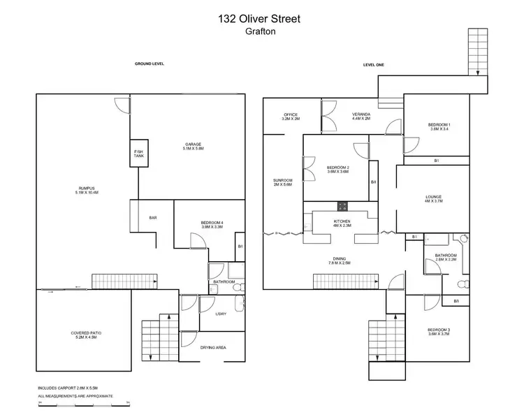 Floorplan of Homely house listing, 132 Oliver Street, Grafton NSW 2460
