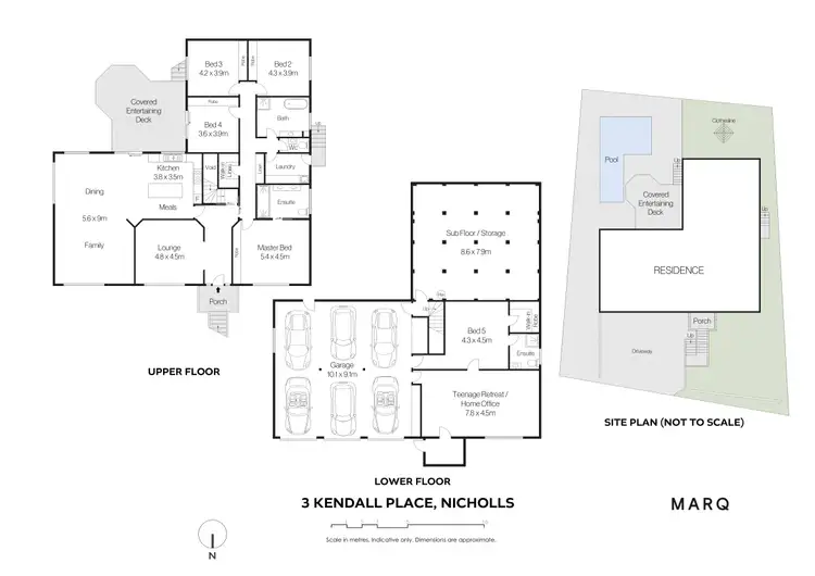 Floorplan of Homely house listing, 3 Kendall Place, Nicholls ACT 2913
