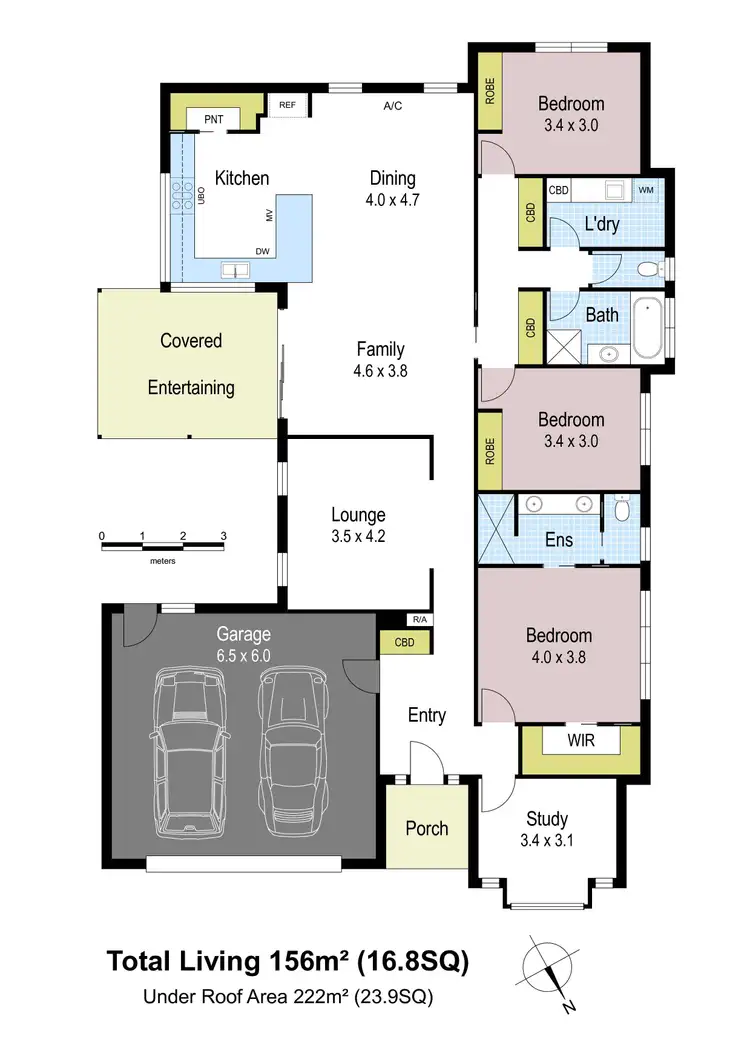 Floorplan of Homely house listing, 12 Silky Drive, Warragul VIC 3820