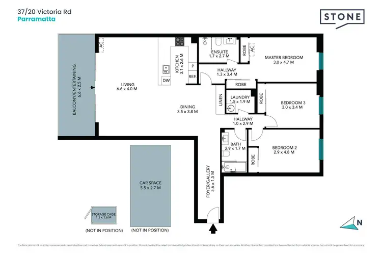 Floorplan of Homely apartment listing, 37/20 Victoria Road, Parramatta NSW 2150