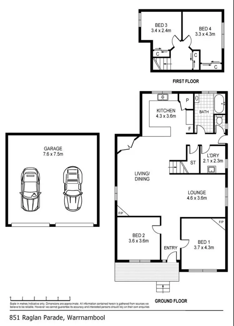 Floorplan of Homely house listing, 851 Raglan Parade, Warrnambool VIC 3280