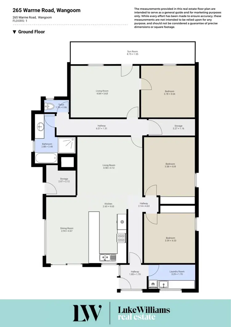 Floorplan of Homely rural property listing, 263 Warrne Road, Wangoom VIC 3279