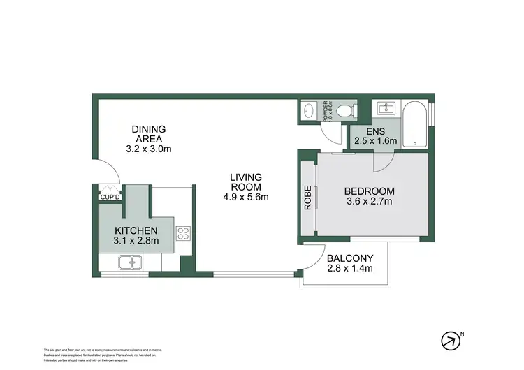 Floorplan of Homely apartment listing, 12/321 Beaconsfield Parade, St Kilda West VIC 3182