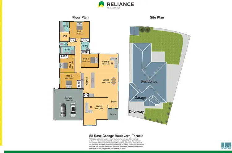 Floorplan of Homely house listing, 88 Rose Grange Boulevard, Tarneit VIC 3029