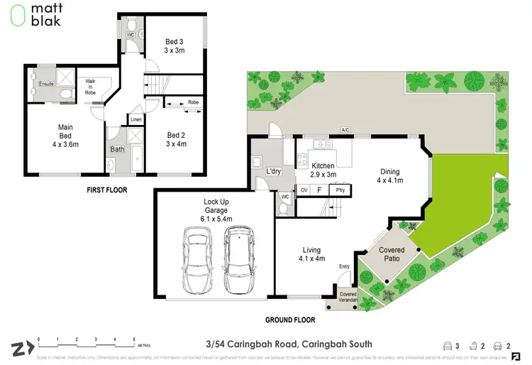 Floorplan of Homely townhouse listing, 3/54 Caringbah Road, Caringbah South NSW 2229