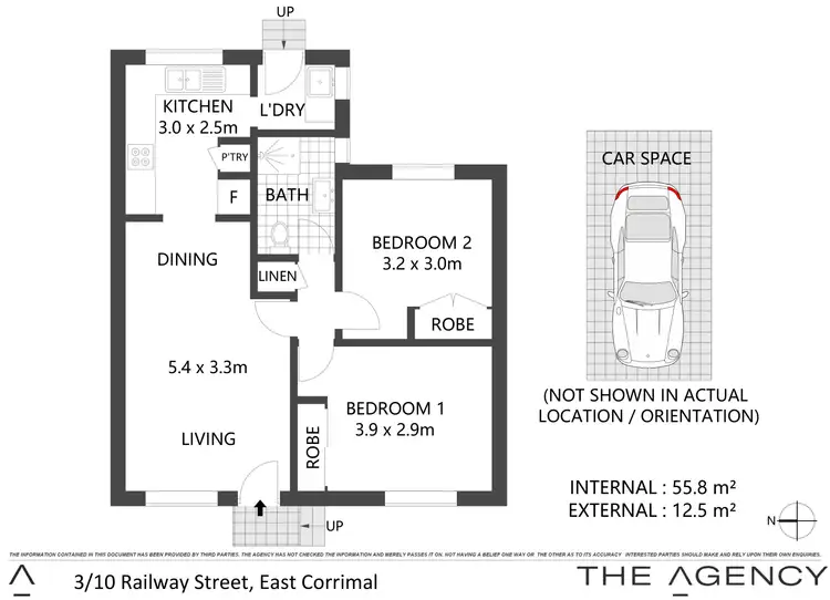 Floorplan of Homely unit listing, 3/10 Railway Street, East Corrimal NSW 2518