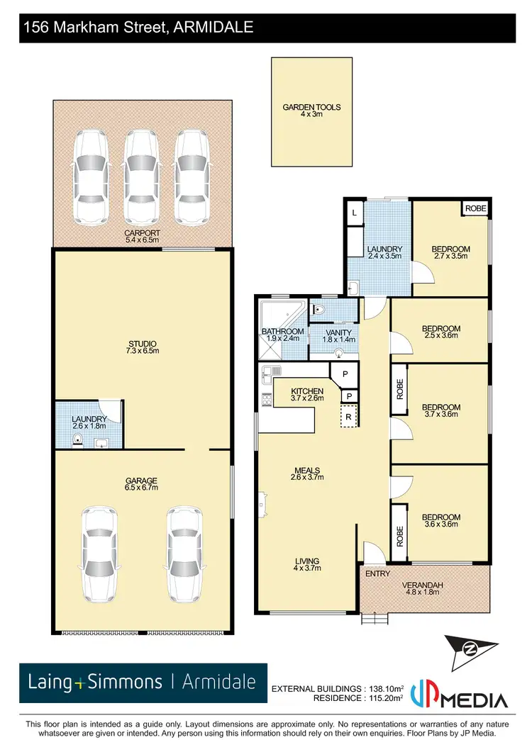Floorplan of Homely house listing, 156 Markham Street, Armidale NSW 2350