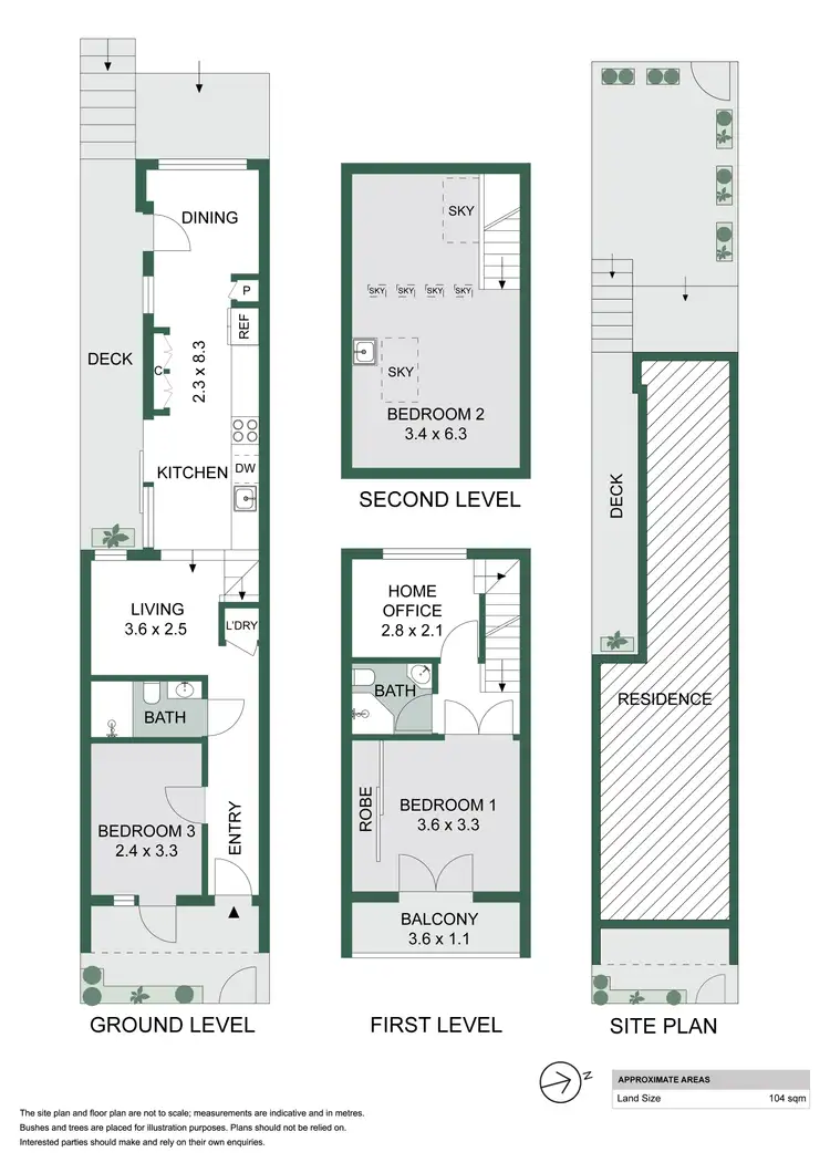 Floorplan of Homely house listing, 23 Mackenzie Street, Bondi Junction NSW 2022