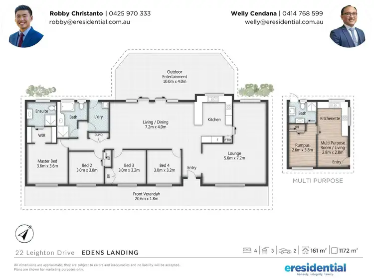 Floorplan of Homely house listing, 22 Leighton Drive, Edens Landing QLD 4207