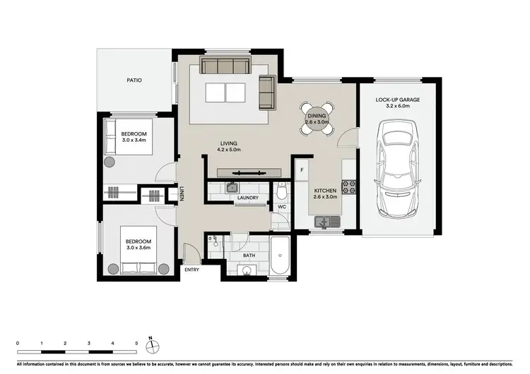Floorplan of Homely unit listing, 11/5 North Caroline Street, East Devonport TAS 7310