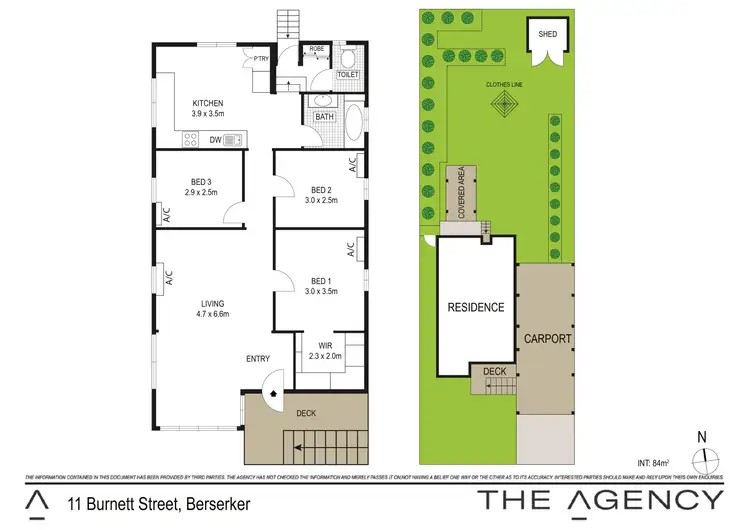 Floorplan of Homely house listing, 11 Burnett Street, Berserker QLD 4701