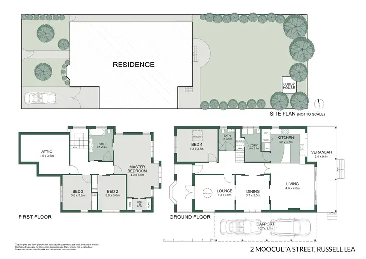 Floorplan of Homely house listing, 2 Mooculta Street, Russell Lea NSW 2046
