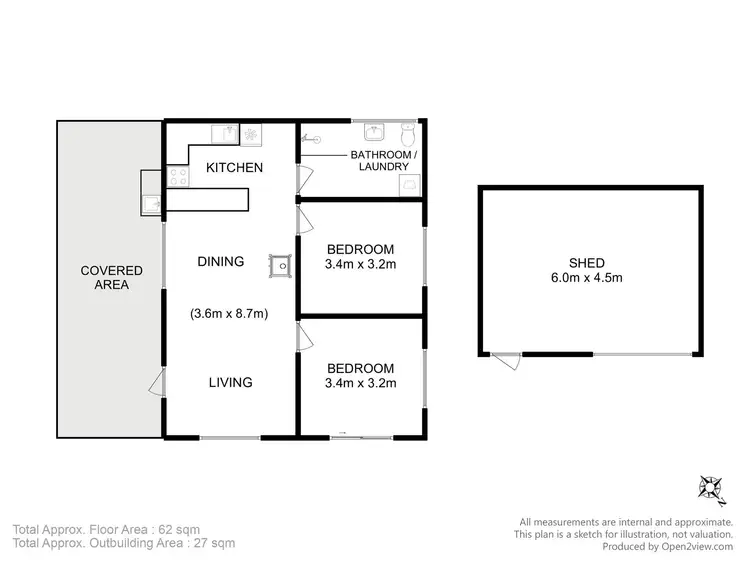 Floorplan of Homely house listing, 6 Lyndal Drive, Eaglehawk Neck TAS 7179