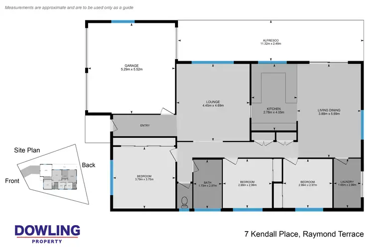 Floorplan of Homely house listing, 7 Kendall Place, Raymond Terrace NSW 2324