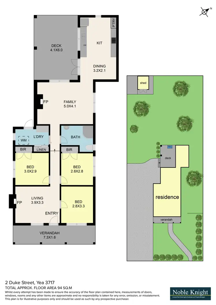 Floorplan of Homely house listing, 2 Duke Street, Yea VIC 3717