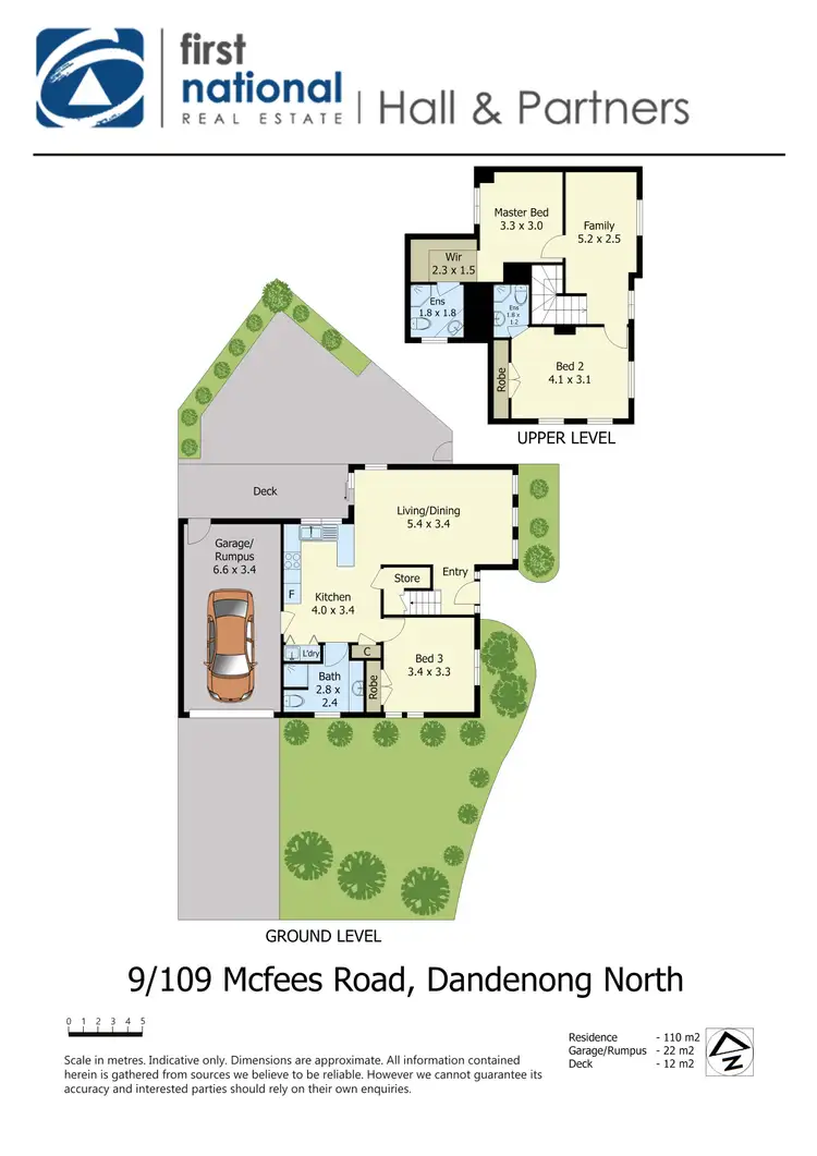 Floorplan of Homely townhouse listing, 9/109-111 Mcfees Road, Dandenong North VIC 3175