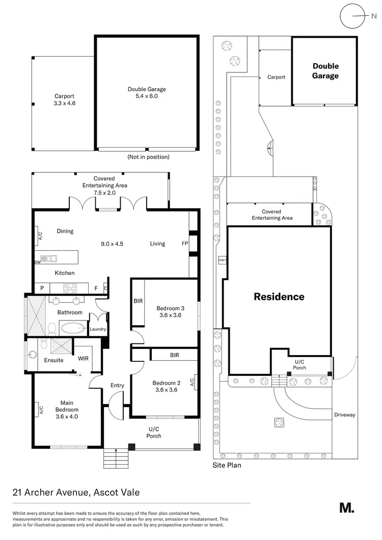 Floorplan of Homely house listing, 21 Archer Avenue, Ascot Vale VIC 3032