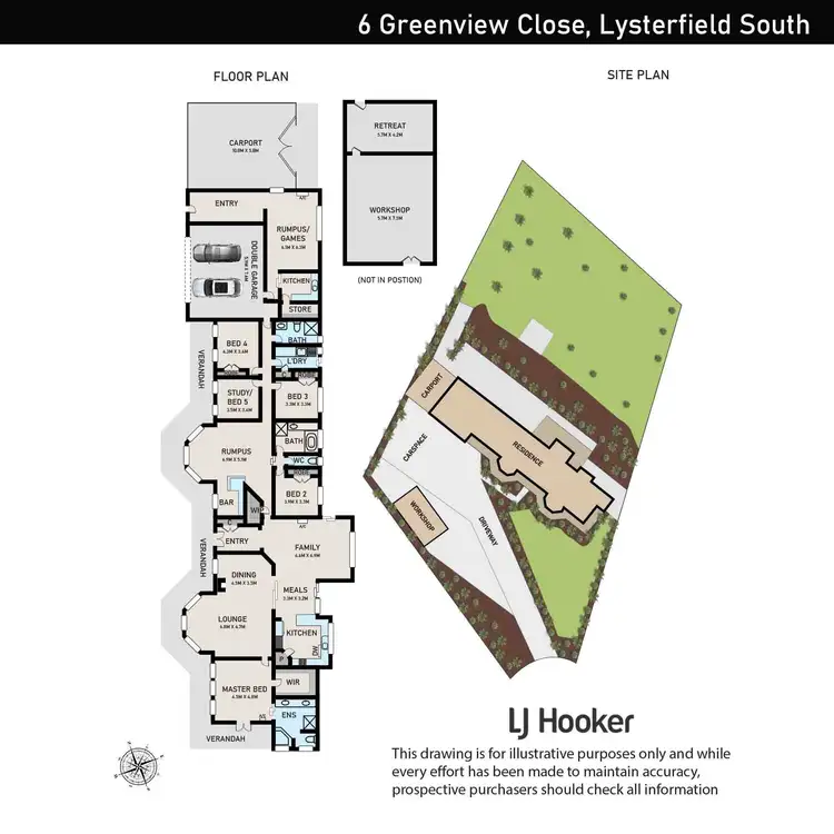 Floorplan of Homely rural property listing, 6 Greenview Close, Lysterfield South VIC 3156