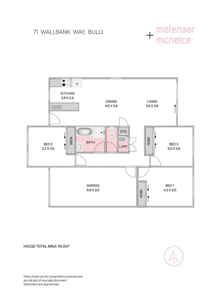 Floorplan of Homely house listing, 71 Wallbank Way, Bulli NSW 2516