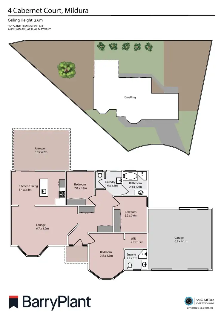 Floorplan of Homely house listing, 4 Cabernet Court, Mildura VIC 3500
