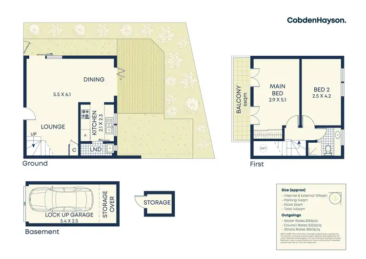 Floorplan of Homely townhouse listing, 8/13-15 Withecombe Street, Rozelle NSW 2039