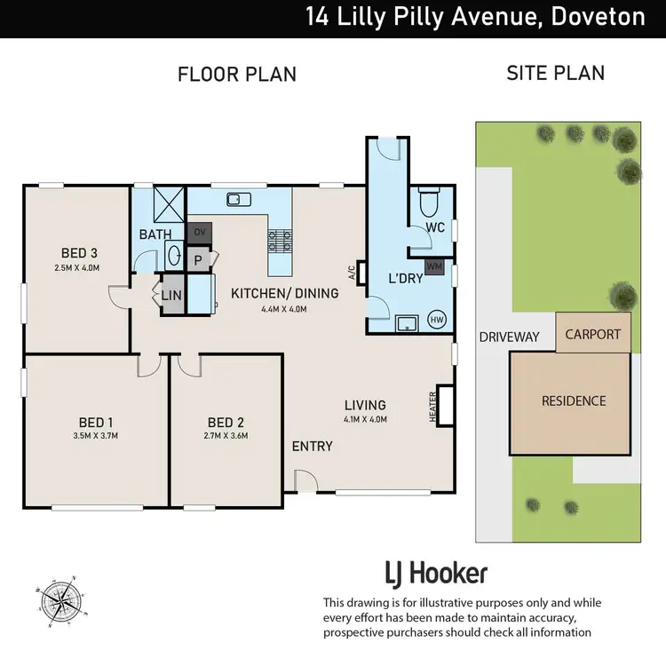 Floorplan of Homely house listing, 14 Lilly Pilly Avenue, Doveton VIC 3177