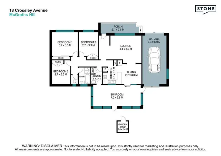 Floorplan of Homely house listing, 18 Crossley Avenue, Mcgraths Hill NSW 2756