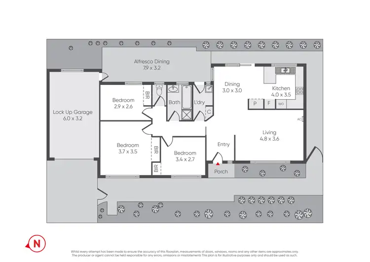 Floorplan of Homely unit listing, 23B Newham Way, Altona Meadows VIC 3028
