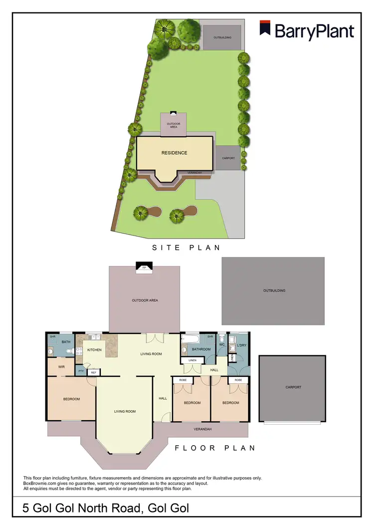 Floorplan of Homely house listing, 5 Gol Gol North Road, Gol Gol NSW 2738