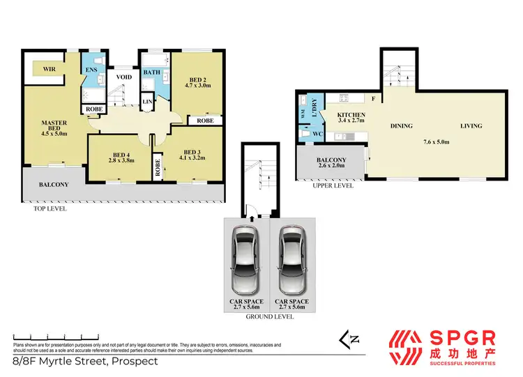 Floorplan of Homely townhouse listing, 8/8F Myrtle Street, Prospect NSW 2148