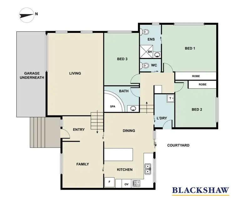 Floorplan of Homely townhouse listing, 3/88 Julia Flynn Avenue, Isaacs ACT 2607