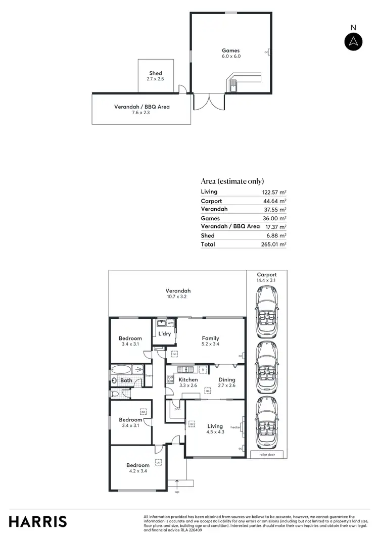 Floorplan of Homely house listing, 10 Clifton Street, Blair Athol SA 5084