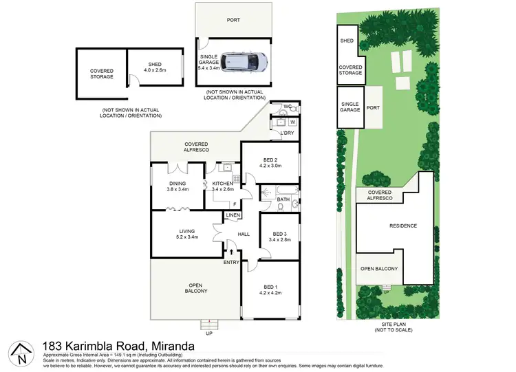 Floorplan of Homely house listing, 183 Karimbla Road, Miranda NSW 2228