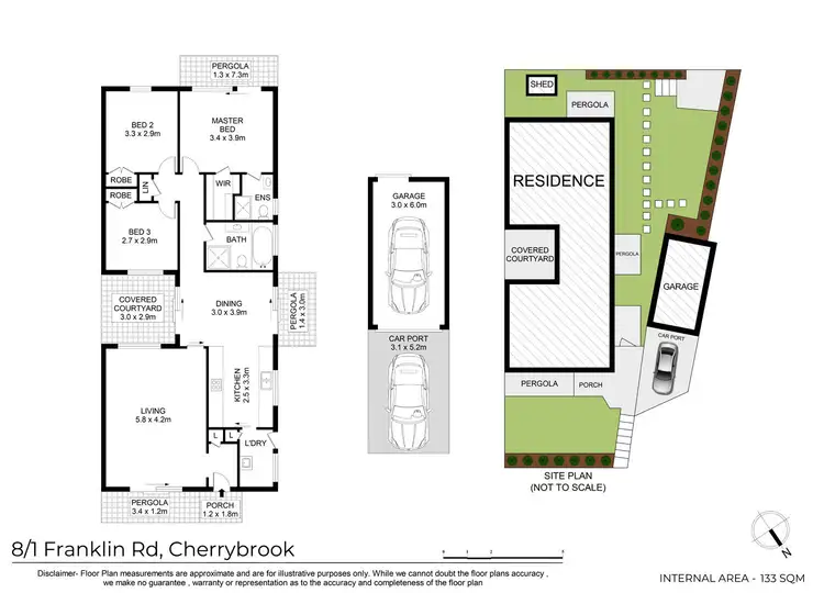 Floorplan of Homely villa listing, 8/1 Franklin Road, Cherrybrook NSW 2126