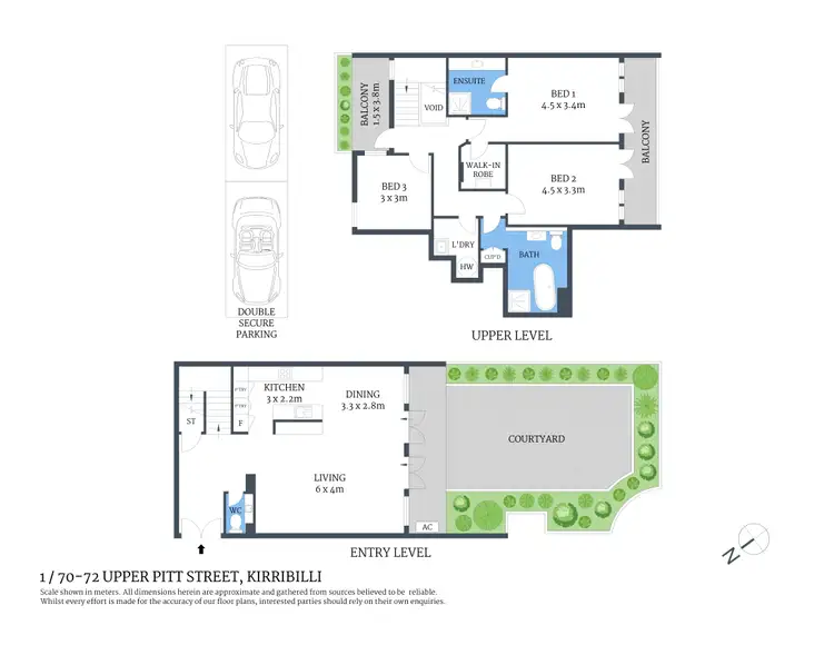 Floorplan of Homely apartment listing, 1/70-72 Upper Pitt Street, Kirribilli NSW 2061