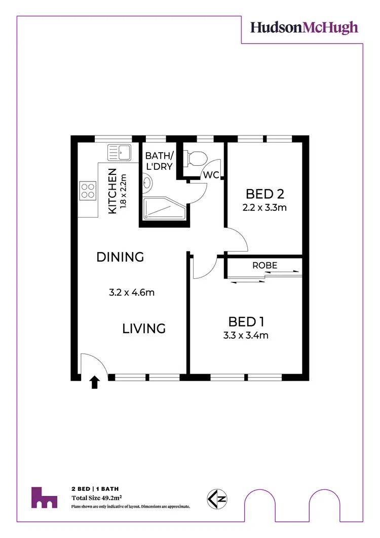 Floorplan of Homely apartment listing, 21/151a Smith Street, Summer Hill NSW 2130