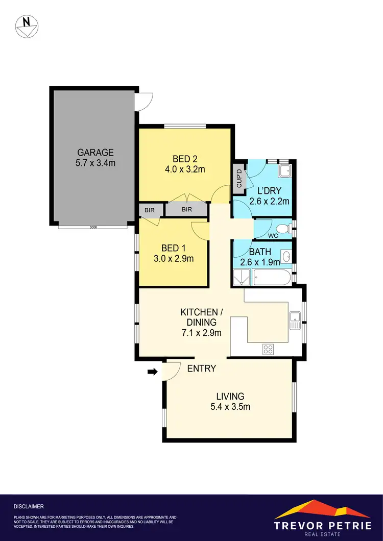 Floorplan of Homely townhouse listing, 3/107 Latrobe Street, Redan VIC 3350
