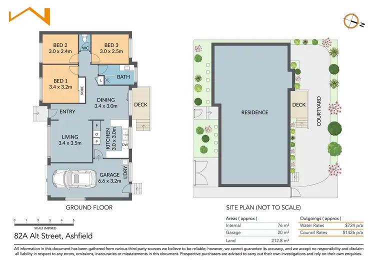 Floorplan of Homely house listing, 82a Alt Street, Ashfield NSW 2131